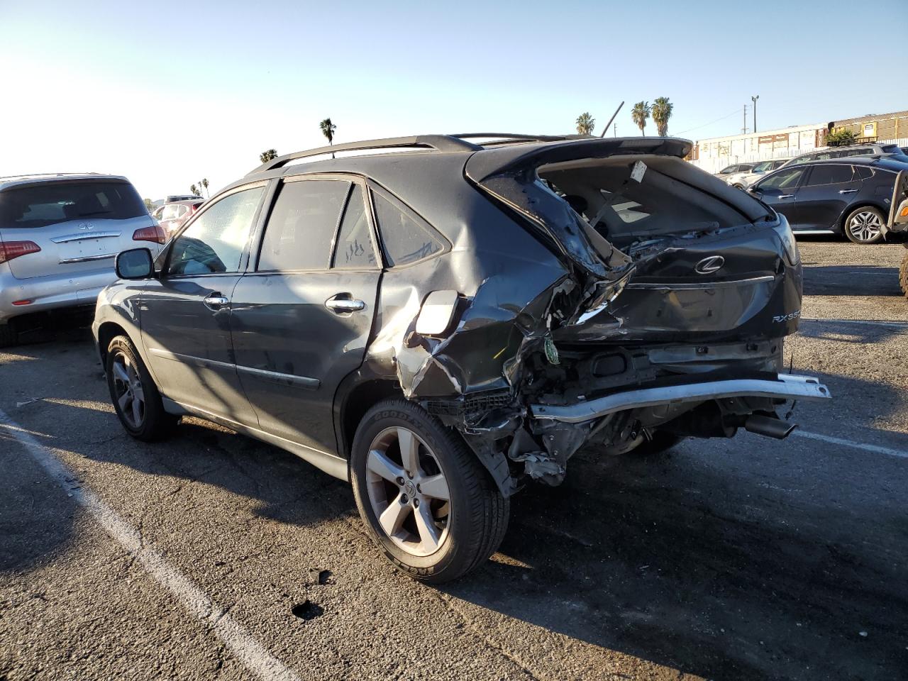 2008 Lexus RX VIN 2T2GK31U08C043391 Copart auction photo, rear end / minor dent/scratches damage thumbnail 2