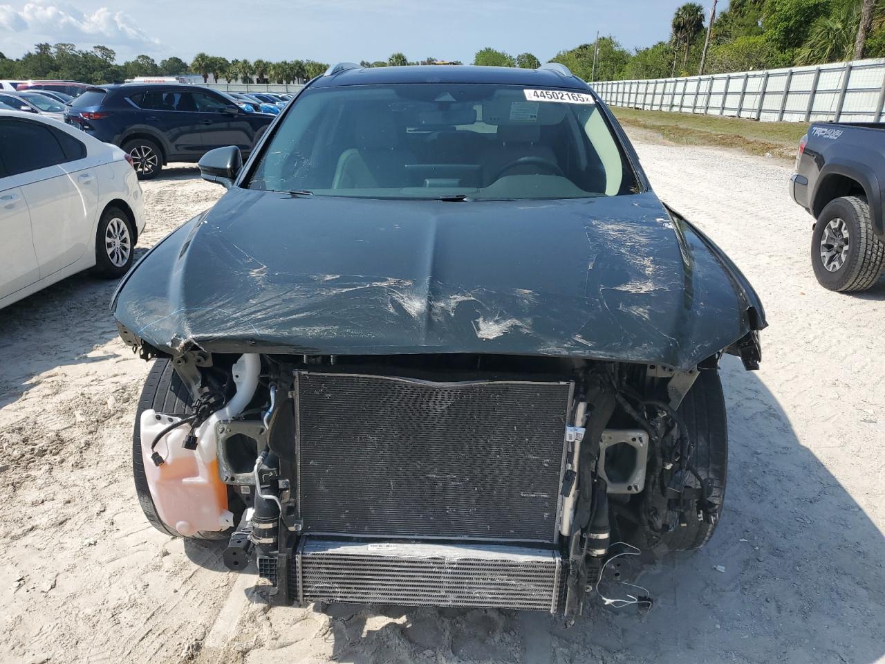 2022 Lincoln Nautilus VIN 2LMPJ6K98NBL01373 Copart auction photo, front end / hail damage thumbnail 5