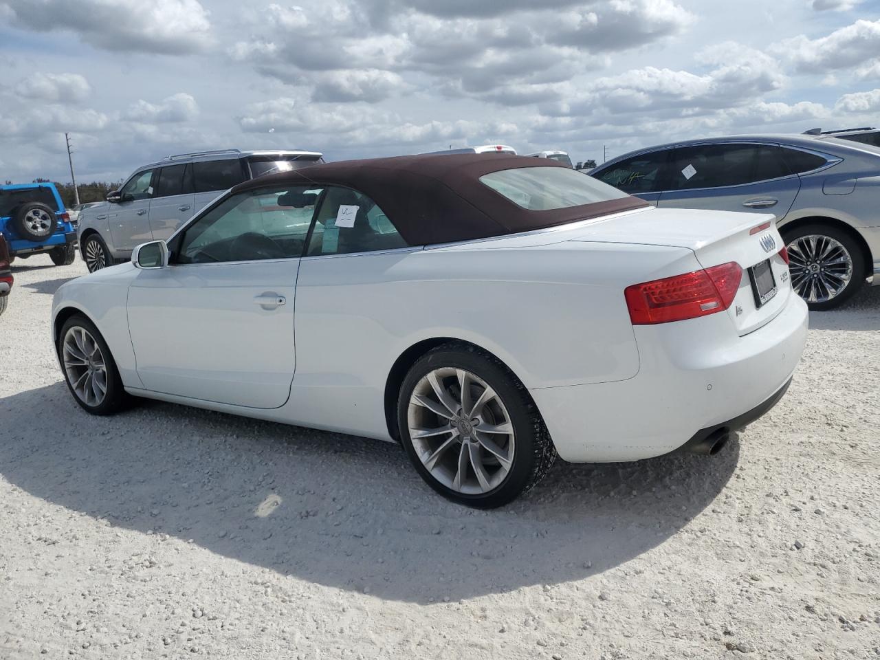 2014 Audi A5 VIN WAULFAFHXEN011111 Copart auction photo, water/flood damage thumbnail 2