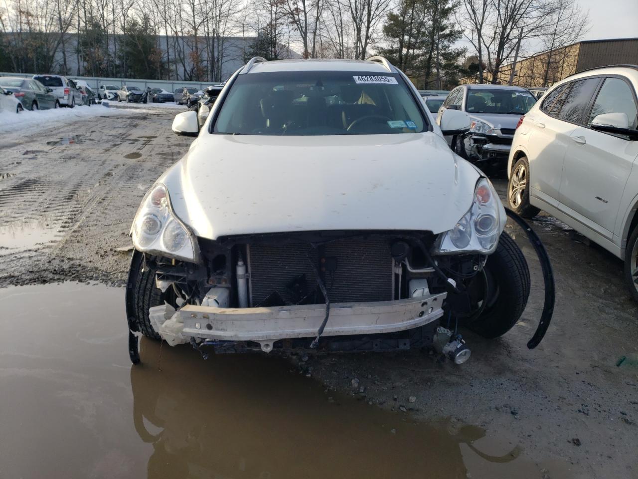 2017 Infiniti QX50 VIN JN1BJ0RR8HM407546 Copart auction photo, front end / side damage thumbnail 5