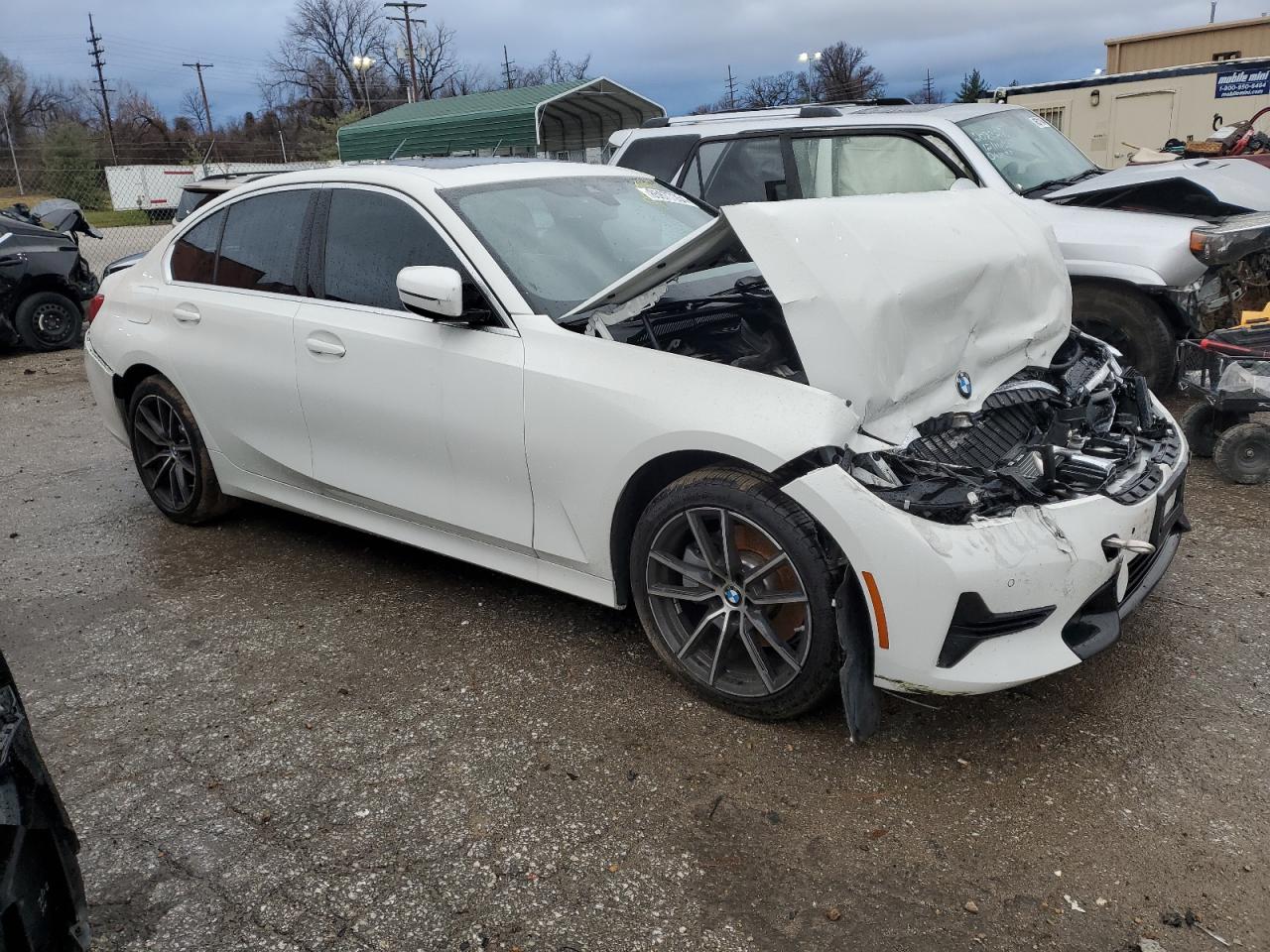 2019 BMW 3er VIN WBA5R7C52KAJ82130 Copart auction photo, all over damage thumbnail 4
