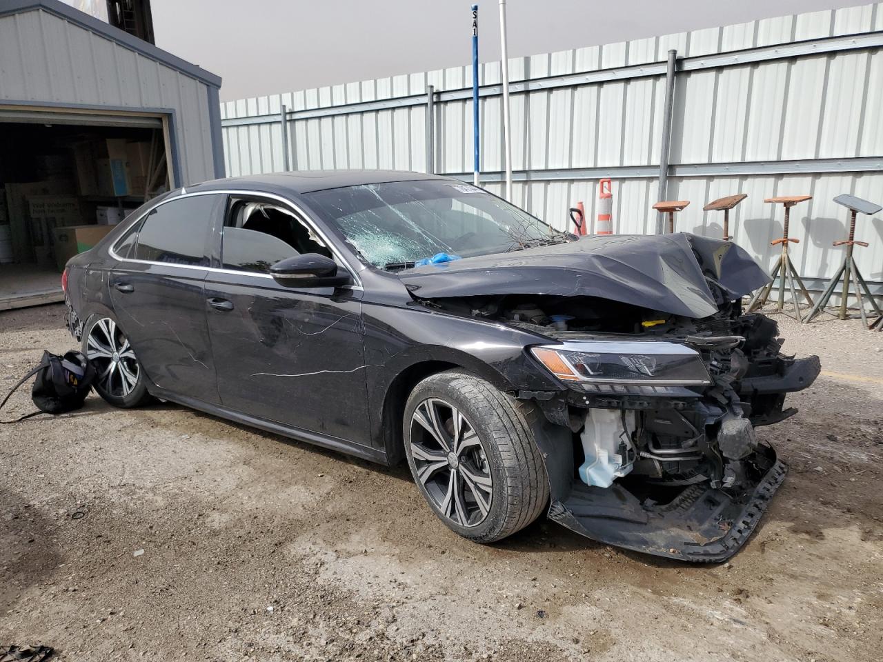 2021 Volkswagen Passat VIN 1VWSA7A34MC010796 Copart auction photo, all over damage thumbnail 4