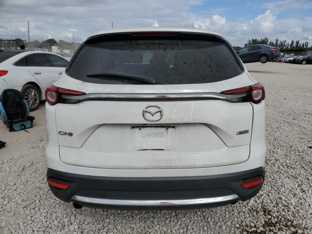 2016 Mazda CX-9 VIN JM3TCADY1G0119820 Copart auction photo, front end / side damage thumbnail 6