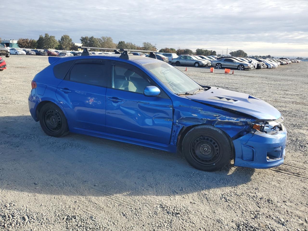 2013 Subaru WRX VIN JF1GR7E64DG881136 Copart auction photo, side / front end damage thumbnail 4