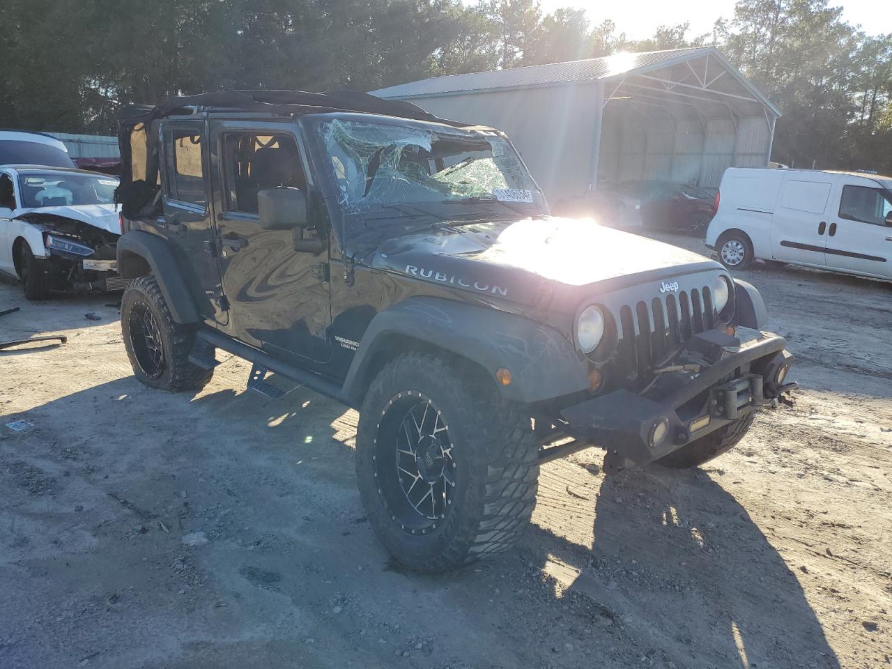 2013 Jeep Wrangler VIN 1C4BJWFGXDL612367 Copart auction photo, rollover damage thumbnail 4