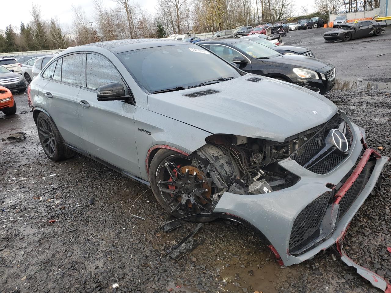 2016 Mercedes-Benz GLE VIN 4JGED7FB7GA046744 Copart auction photo, all over / undercarriage damage thumbnail 4