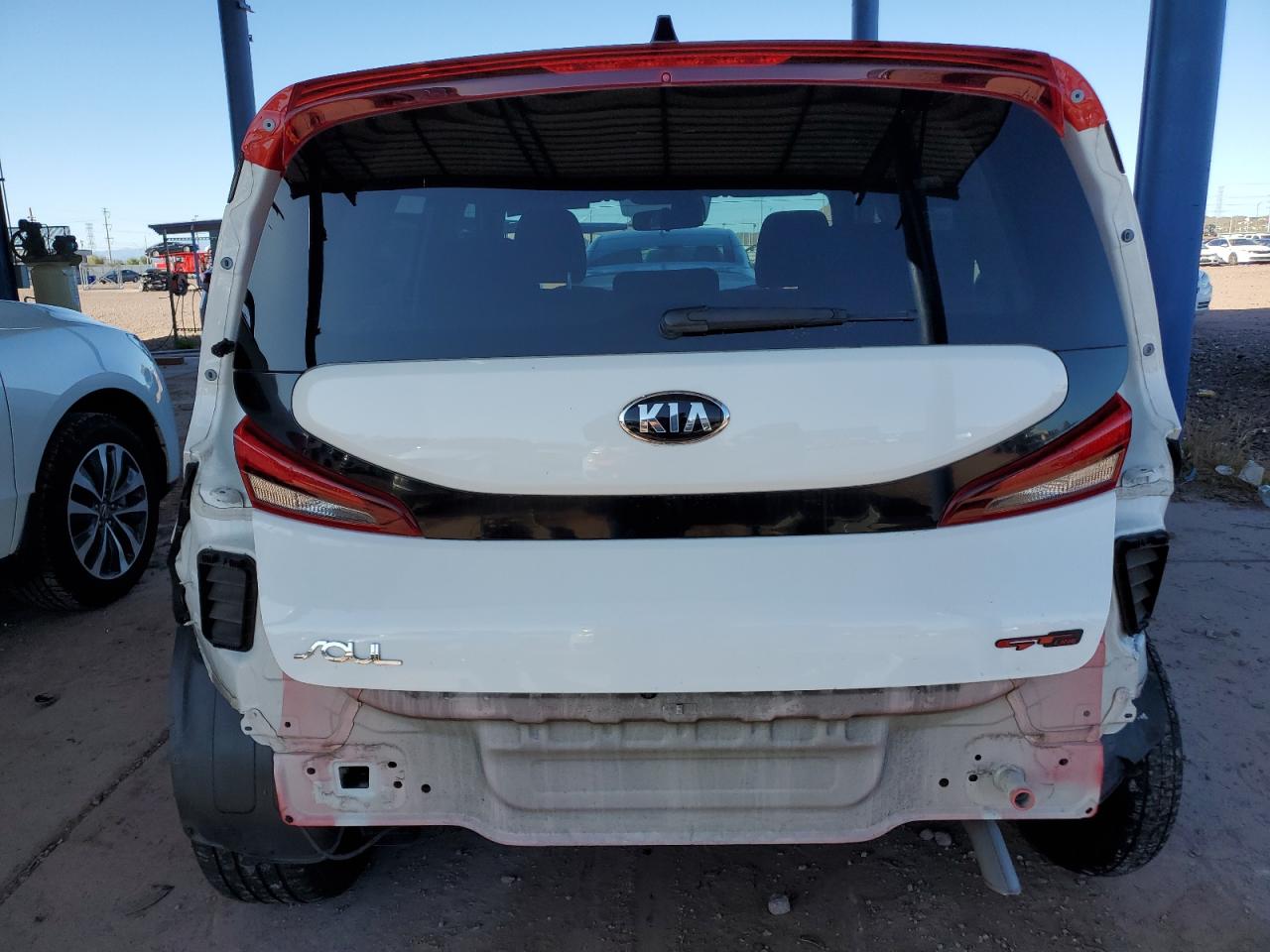 2020 KIA Soul VIN KNDJ63AU7L7074145 Copart auction photo, front end / rear end damage thumbnail 6