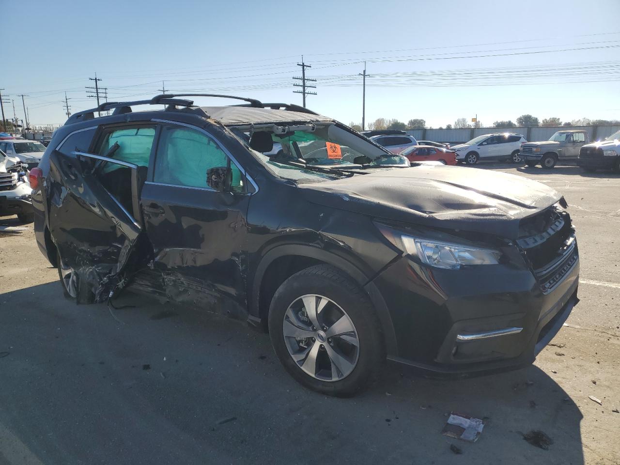 2019 Subaru Ascent VIN 4S4WMABDXK3433598 Copart auction photo, all over / undercarriage damage thumbnail 4