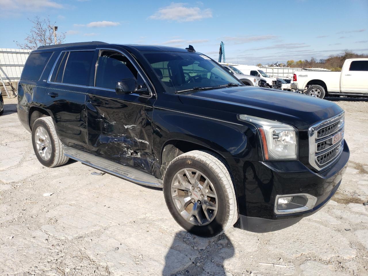 2015 GMC Yukon VIN 1GKS2BKCXFR554175 Copart auction photo, side damage thumbnail 4