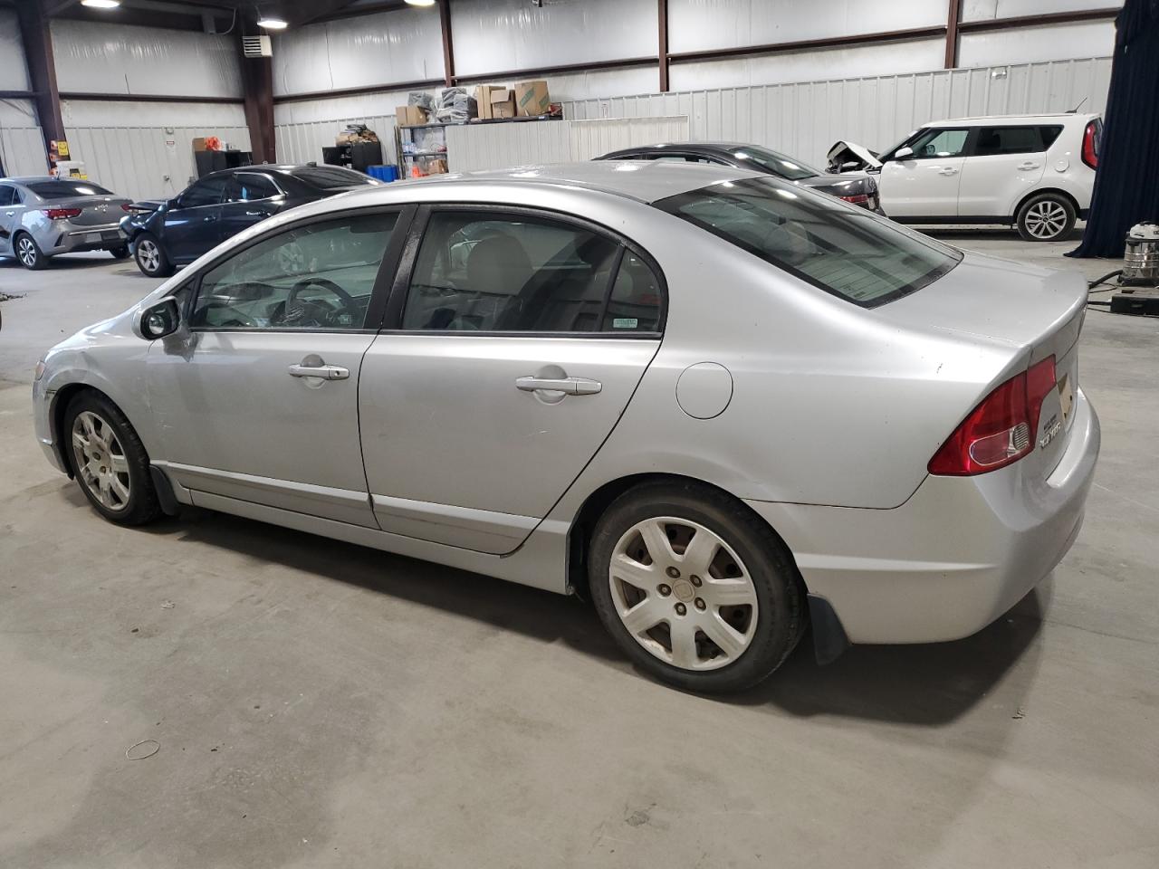 2007 Honda Civic VIN 2HGFA16577H314686 Copart auction photo, front end damage thumbnail 2