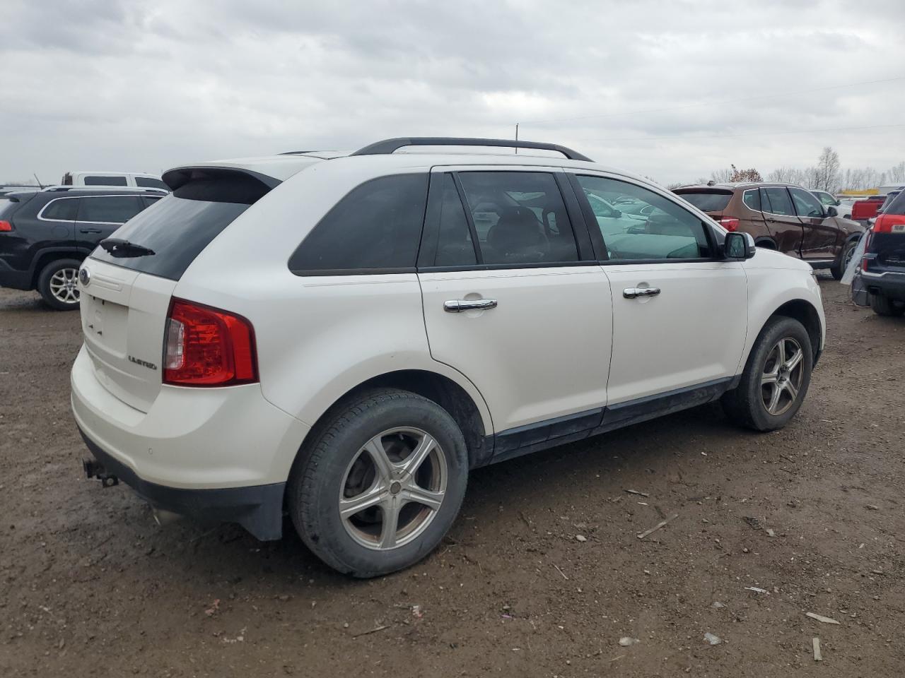 2013 Ford Edge VIN 2FMDK3JC6DBA21165 Copart auction photo, all over damage thumbnail 3
