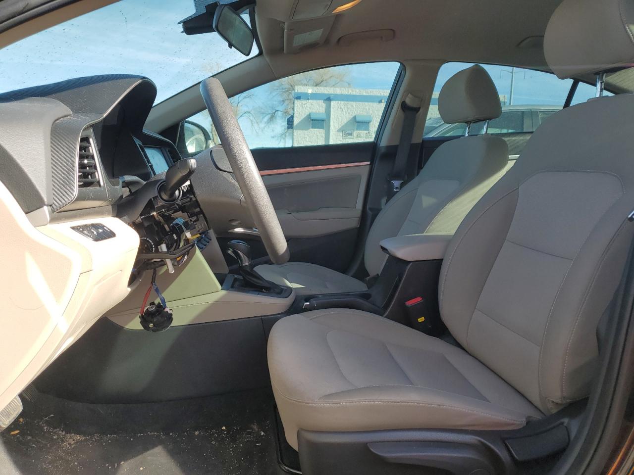 2020 Hyundai Elantra VIN KMHD84LFXLU034473 Copart auction photo, front end / rear end damage thumbnail 7