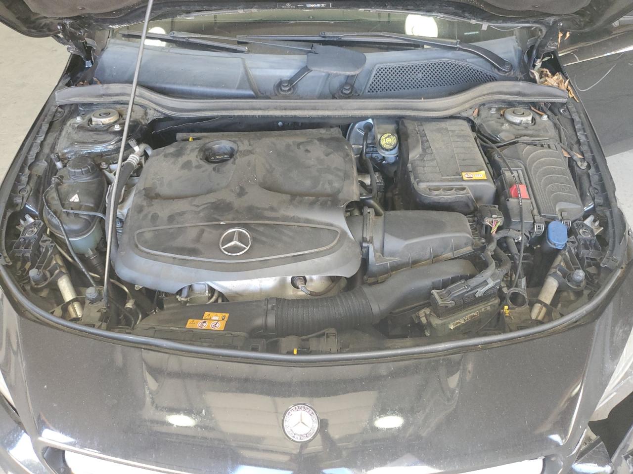 2014 Mercedes-Benz CLA-klasse VIN WDDSJ4GB2EN077456 Copart auction photo, front end / undercarriage damage thumbnail 13