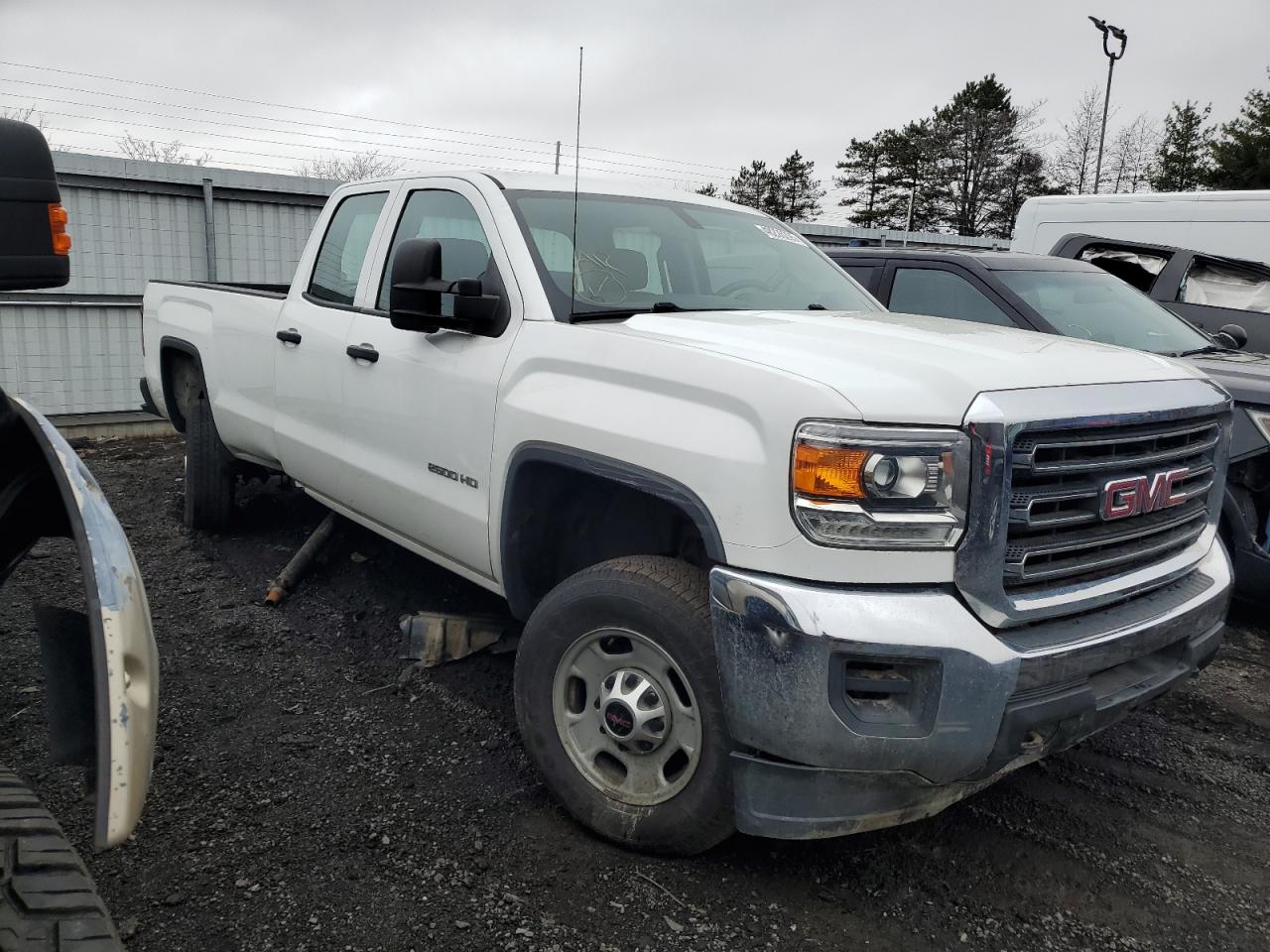 2019 GMC Sierra VIN 2GT21NEG1K1162316 Copart auction photo, side / rear end damage thumbnail 4