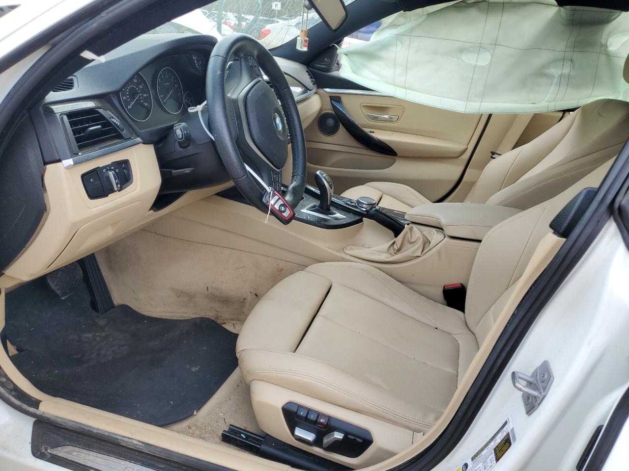 2016 BMW 4er VIN WBA4A9C57GG507390 Copart auction photo, top/roof / undercarriage damage thumbnail 7