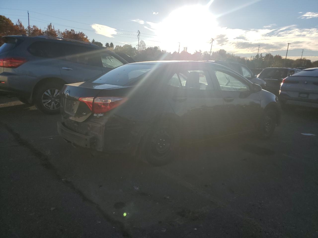 2017 Toyota Corolla VIN 2T1BURHE9HC928215 Copart auction photo, all over / undercarriage damage thumbnail 3