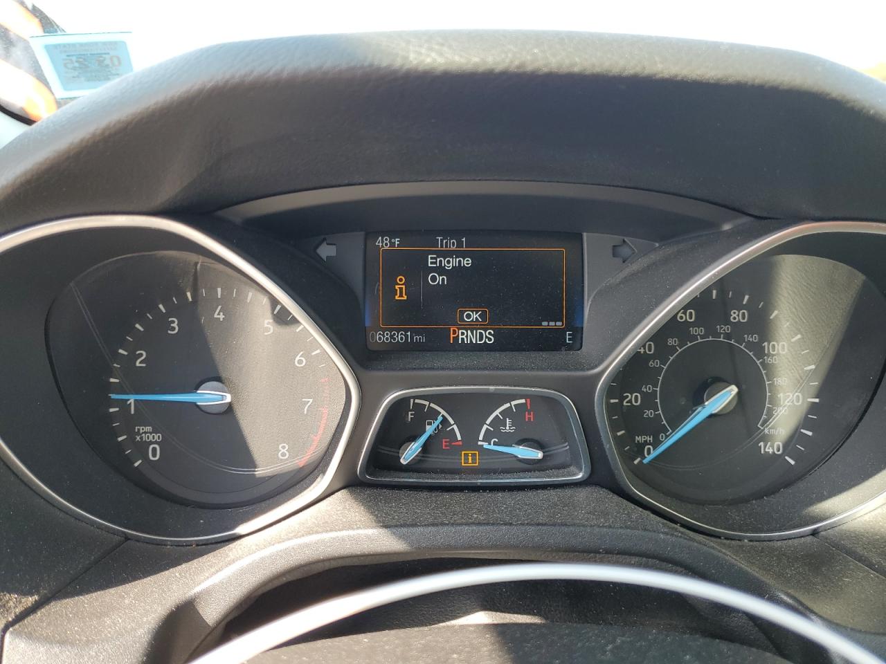 2016 Ford Focus VIN 1FADP3N24GL307436 Copart auction photo, rear end / side damage thumbnail 9