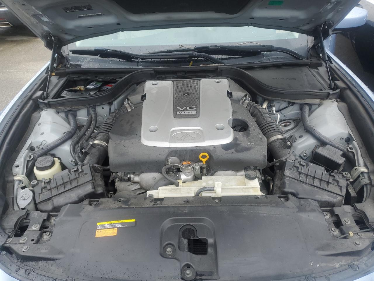 2013 Infiniti G VIN JN1CV6FE0DM771600 Copart auction photo, water/flood damage thumbnail 11