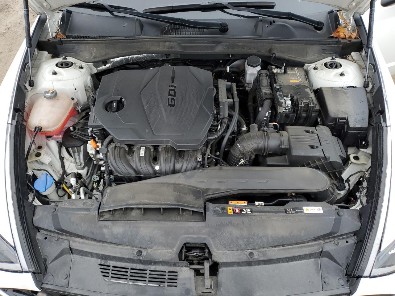 2022 Hyundai Sonata VIN KMHL64JA0NA214915 Copart auction photo, front end / side damage thumbnail 11