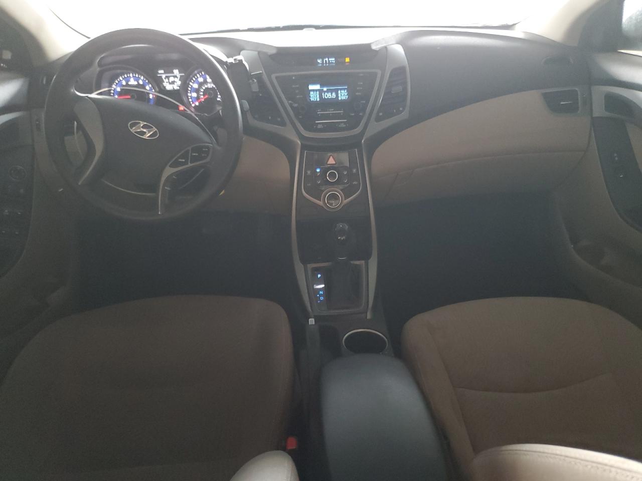 2016 Hyundai Elantra VIN 5NPDH4AEXGH713495 Copart auction photo, front end / minor dent/scratches damage thumbnail 8