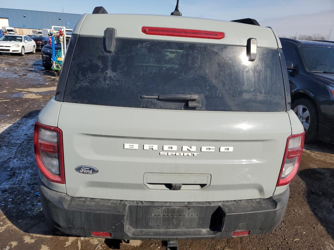 2021 Ford Bronco VIN 3FMCR9B61MRA18565 Copart auction photo, front end / all over damage thumbnail 6