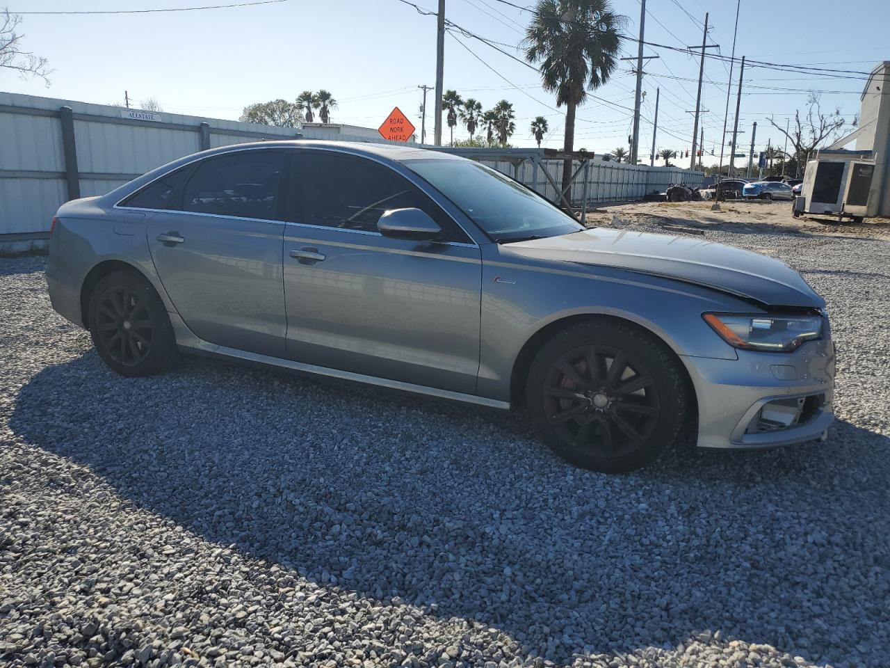 2015 Audi A6 VIN WAUFGAFCXFN014719 Copart auction photo, front end damage thumbnail 4