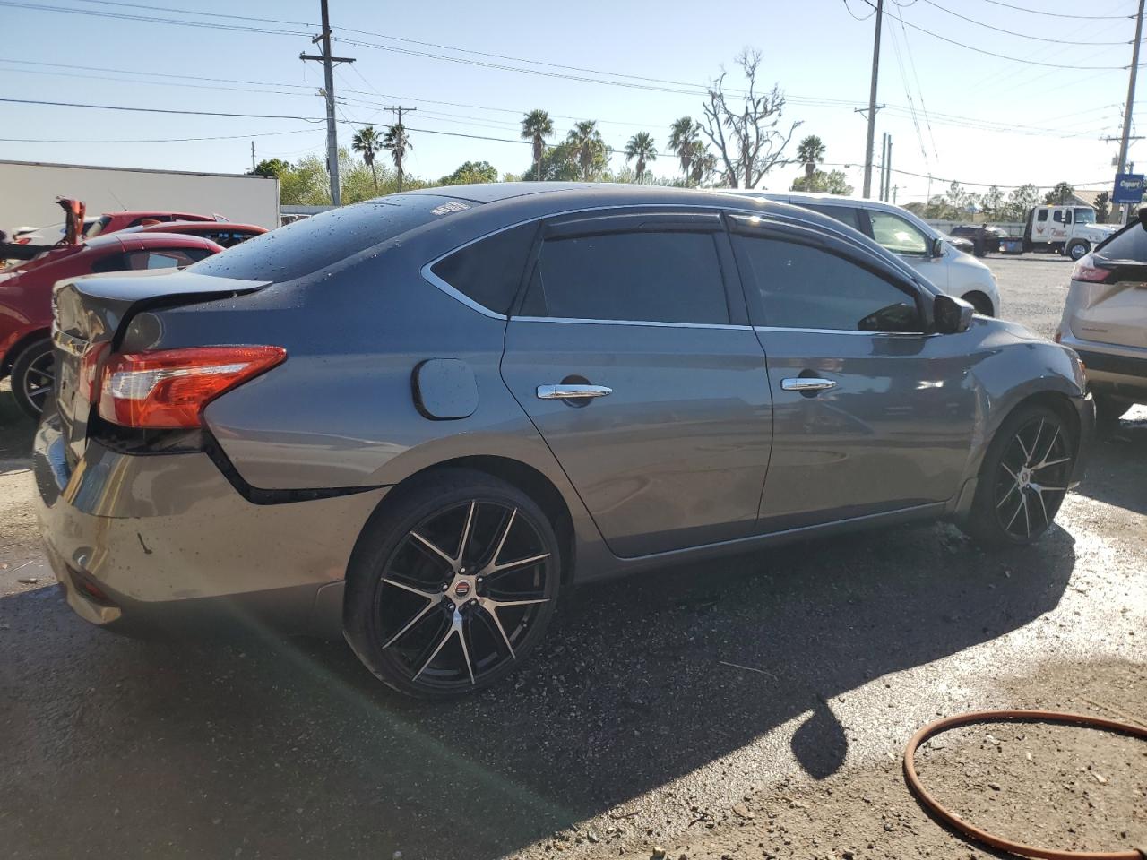 2017 Nissan Sentra VIN 3N1AB7AP9HY233981 Copart auction photo, rear end / front end damage thumbnail 3