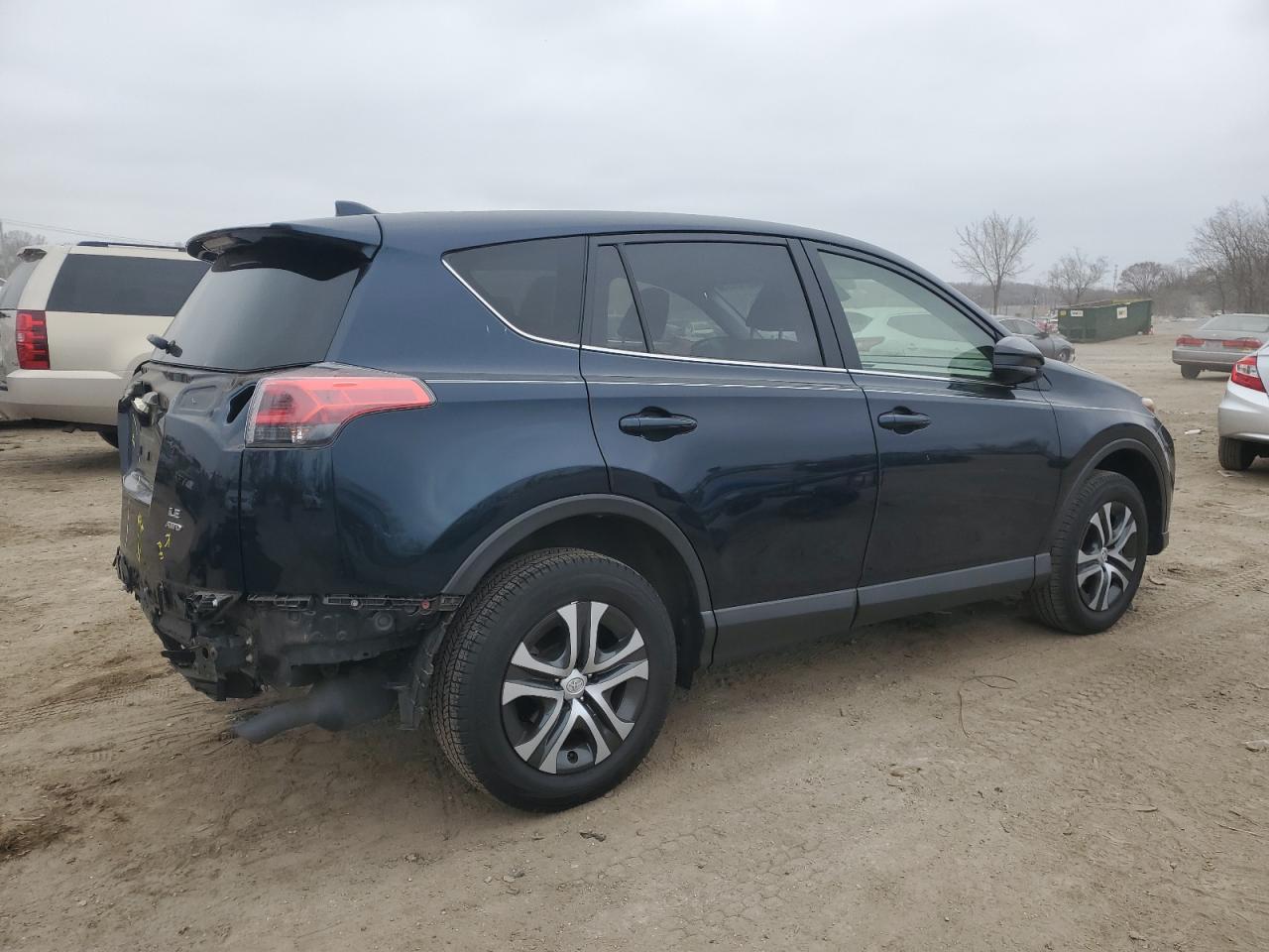 2018 Toyota RAV 4 VIN JTMBFREV3JJ255155 Copart auction photo, rear end damage thumbnail 3