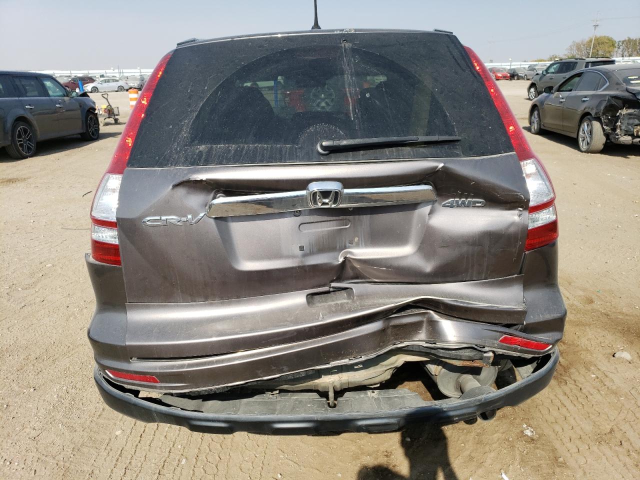2011 Honda CR-V VIN 5J6RE4H53BL037734 Copart auction photo, rear end damage thumbnail 6