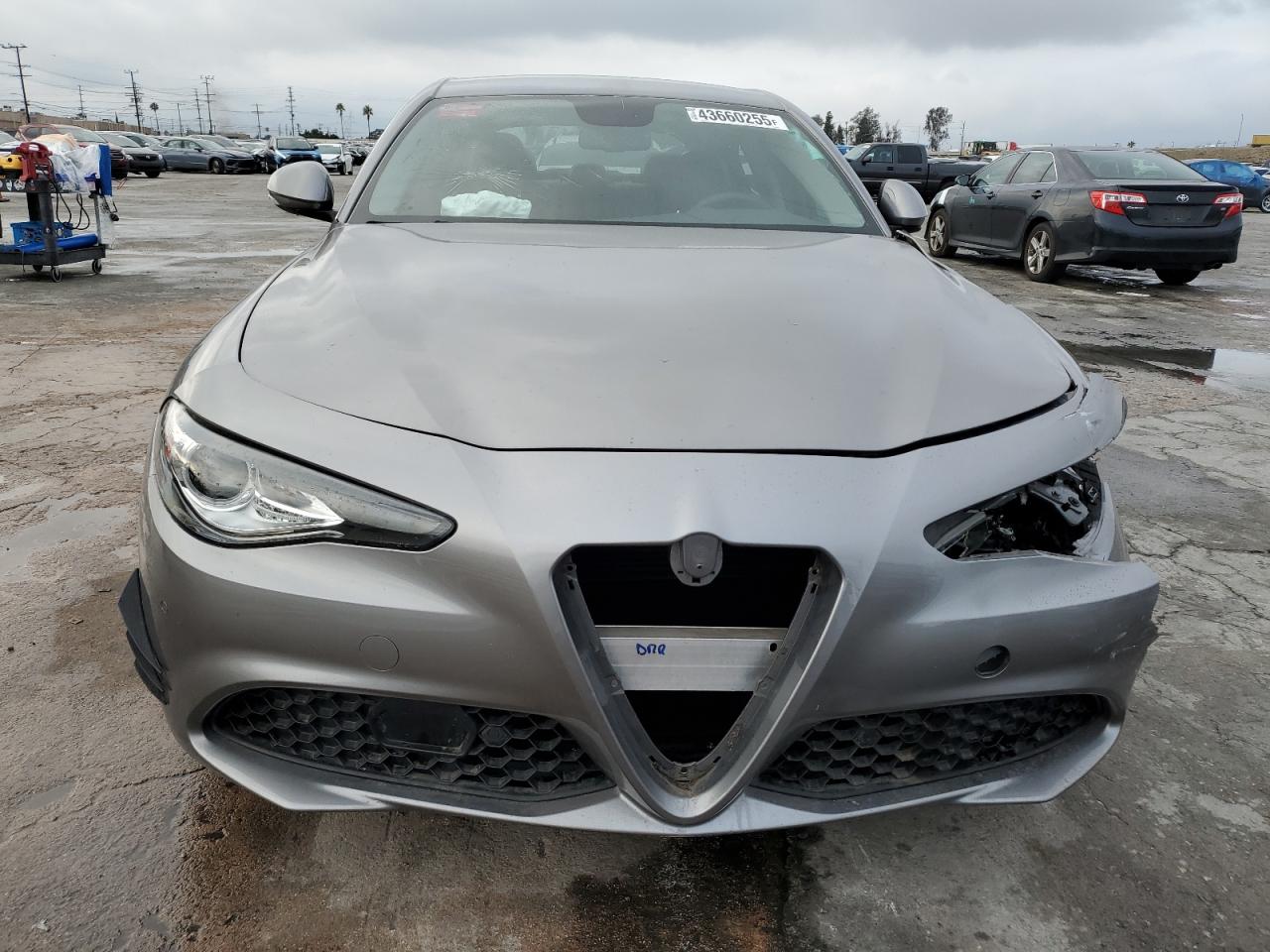 2017 Alfa Romeo Giulia VIN ZARFAECN5H7544840 Copart auction photo, side / front end damage thumbnail 5