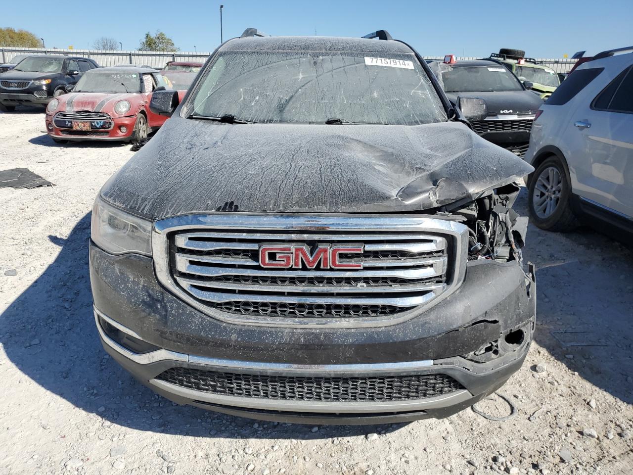 2018 GMC Acadia VIN 1GKKNLLS4JZ237696 Copart auction photo, front end / minor dent/scratches damage thumbnail 5