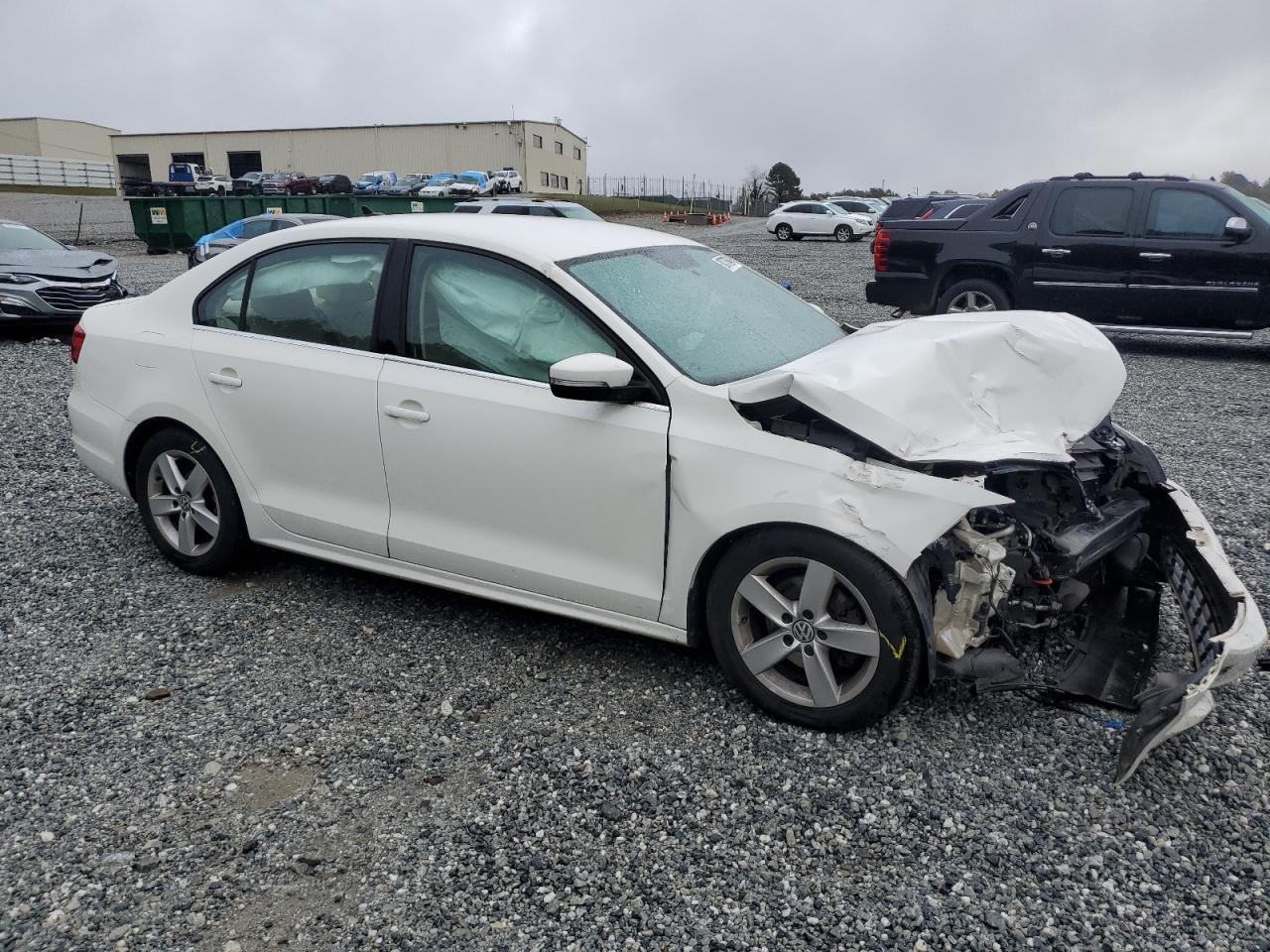 2014 Volkswagen Jetta VIN 3VWLL7AJXEM350158 Copart auction photo, front end / mechanical damage thumbnail 4