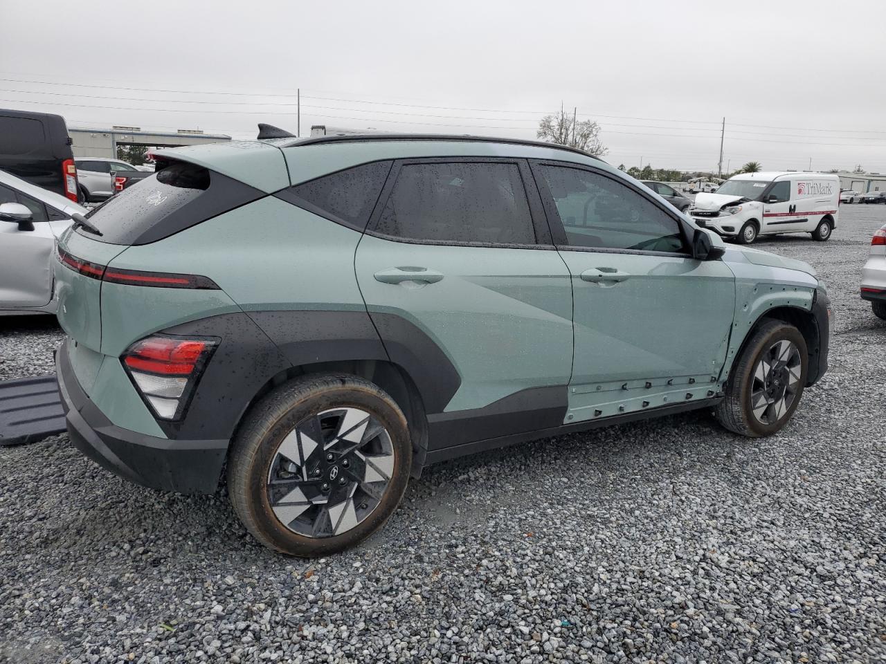 2024 Hyundai Kona VIN KM8HB3AB9RU038648 Copart auction photo, side damage thumbnail 3