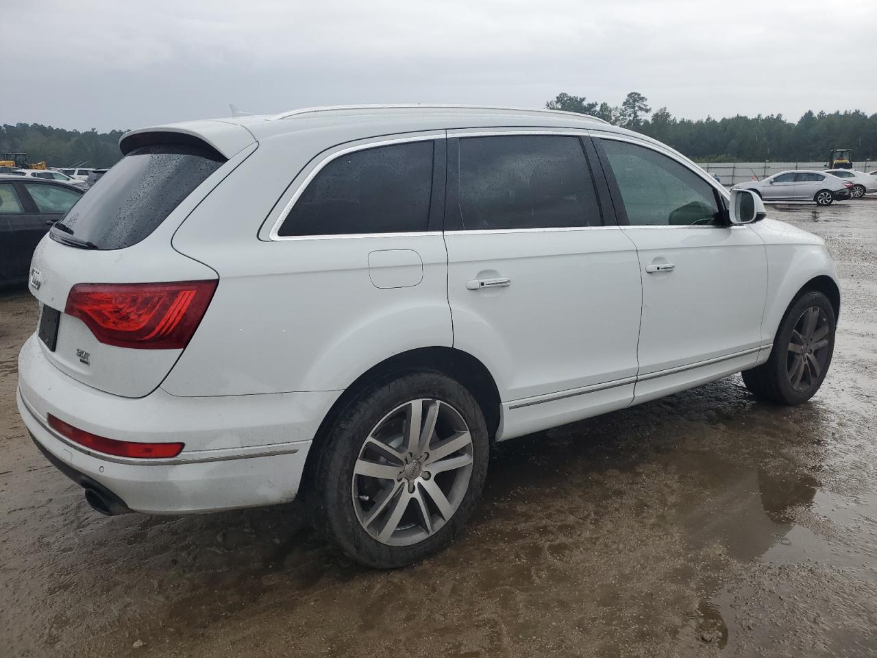 2014 Audi Q7 VIN WA1LGAFE8ED016703 Copart auction photo, front end damage thumbnail 3