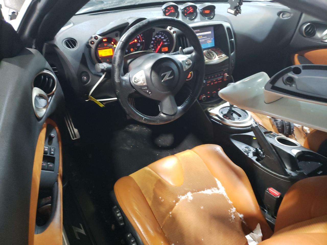 2012 Nissan 370Z VIN JN1AZ4EH2CM564443 Copart auction photo, front end / undercarriage damage thumbnail 8