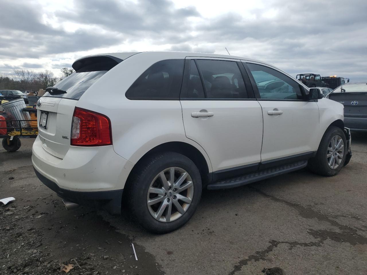 2013 Ford Edge VIN 2FMDK3JC7DBC48414 Copart auction photo, front end / side damage thumbnail 3