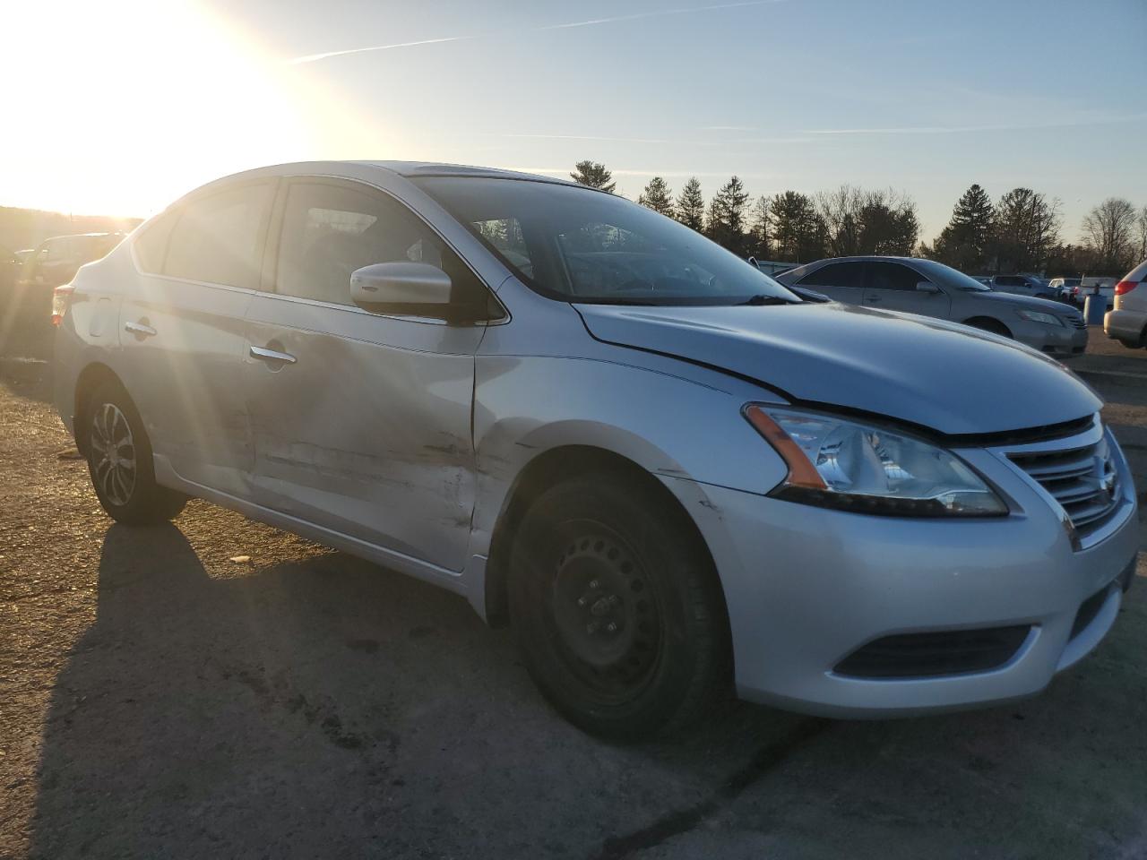 2015 Nissan Sentra VIN 3N1AB7AP3FY373912 Copart auction photo, side damage thumbnail 4