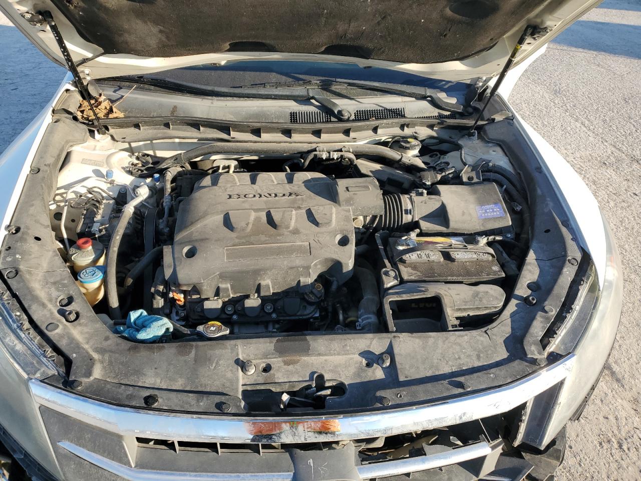 2010 Honda Accord VIN 5J6TF1H51AL007373 Copart auction photo, front end / mechanical damage thumbnail 13