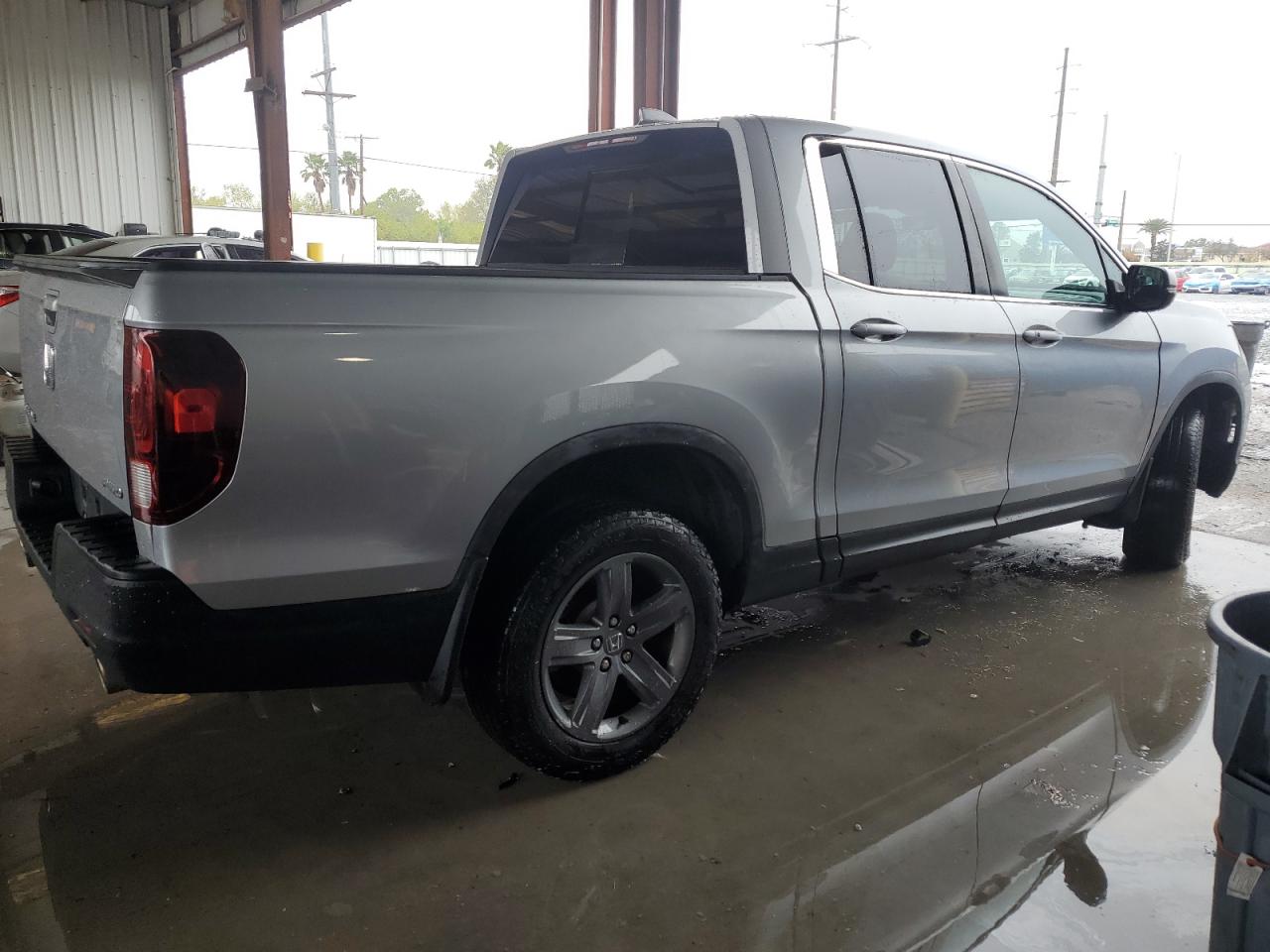 2023 Honda Ridgeline VIN 5FPYK3F51PB002327 Copart auction photo, side damage thumbnail 3