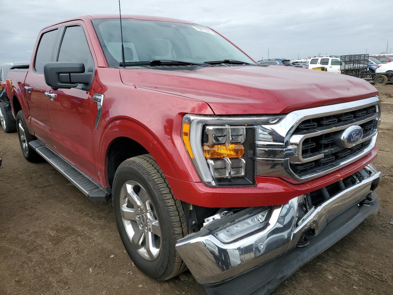 2022 Ford F-150 VIN 1FTFW1E88NFA18151 Copart auction photo, front end damage thumbnail 4