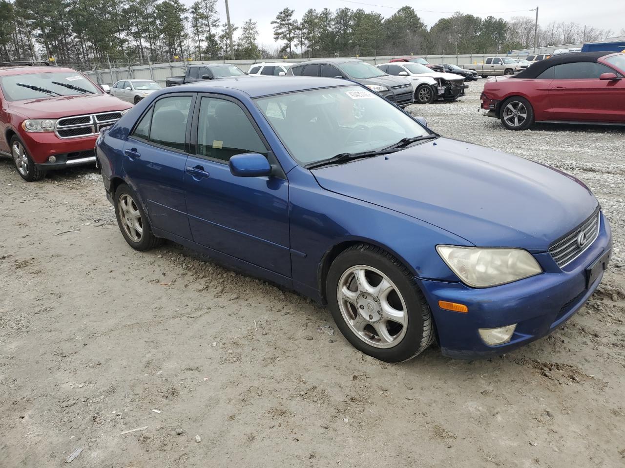2001 Lexus IS VIN JTHBD182110018547 Copart auction photo, rear end / all over damage thumbnail 4