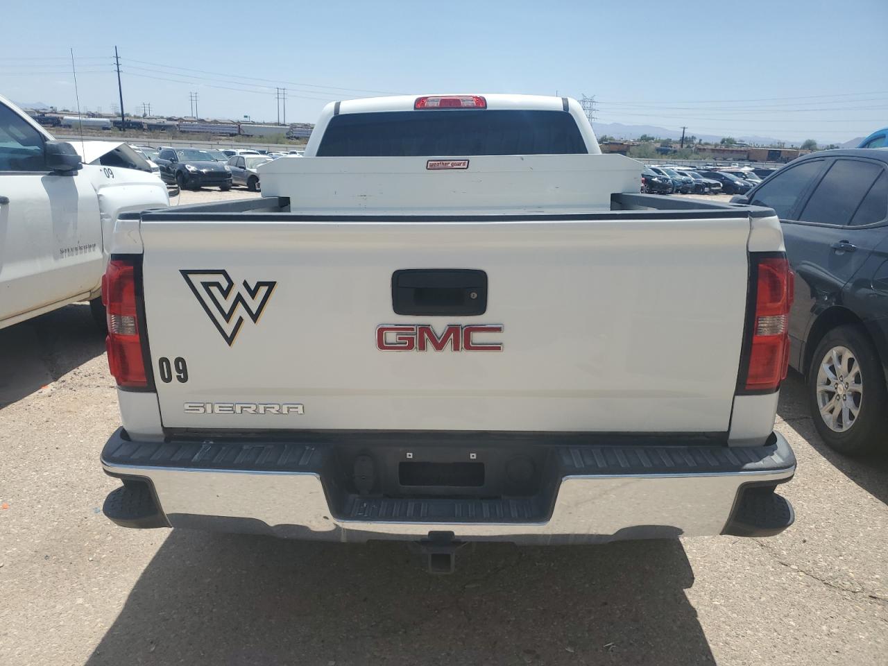2014 GMC Sierra VIN 1GTR1TEH4EZ323300 Copart auction photo, front end damage thumbnail 6