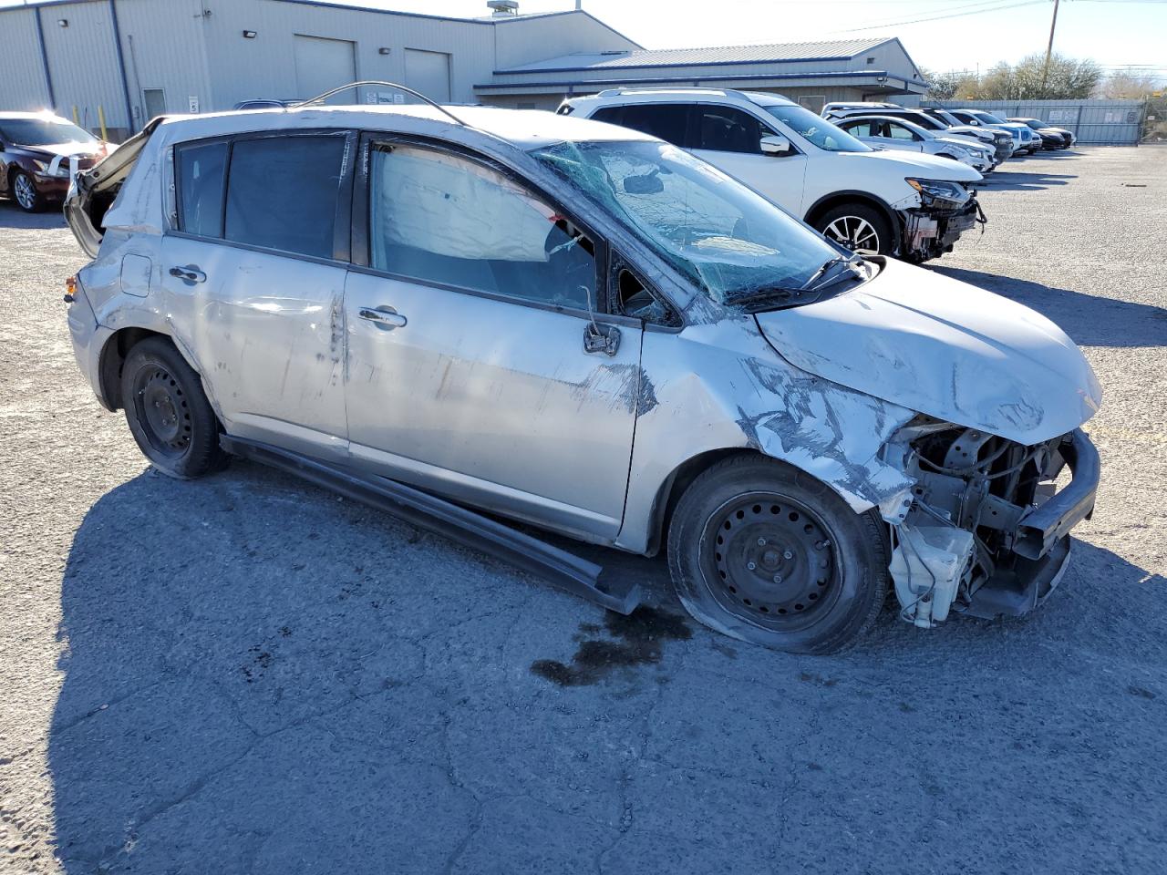 2012 Nissan Versa VIN 3N1BC1CP6CK287505 Copart auction photo, rollover damage thumbnail 4