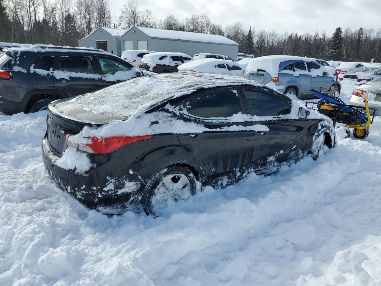 2012 Hyundai Elantra VIN 5NPDH4AE7CH104570 Copart auction photo, rear end / minor dent/scratches damage thumbnail 3