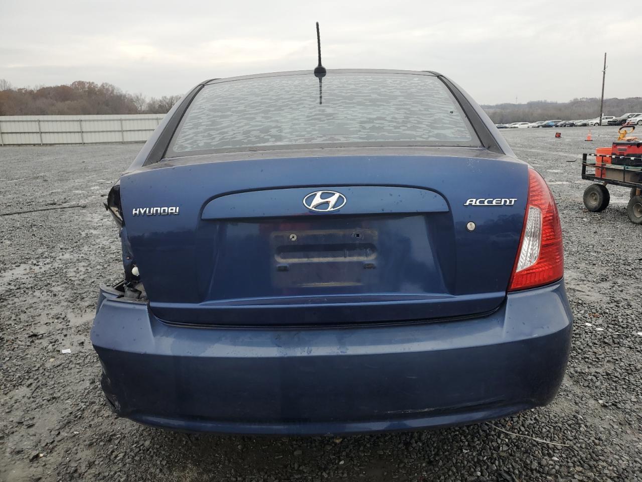 2011 Hyundai Accent VIN KMHCN4AC5BU606786 Copart auction photo, all over damage thumbnail 6