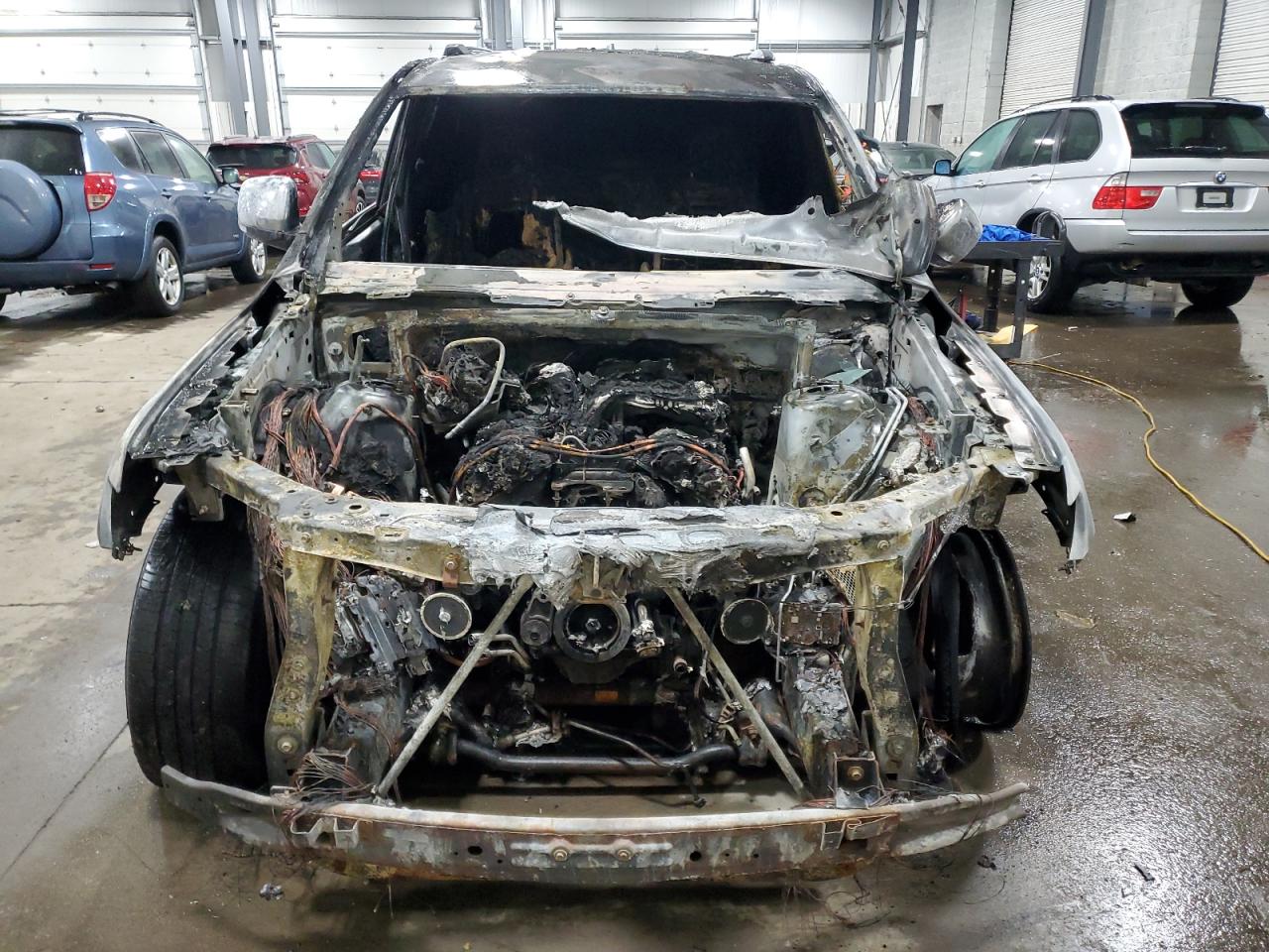 2014 Jeep Grand Cherokee VIN 1C4RJFBG8EC375772 Copart auction photo, burn damage thumbnail 5
