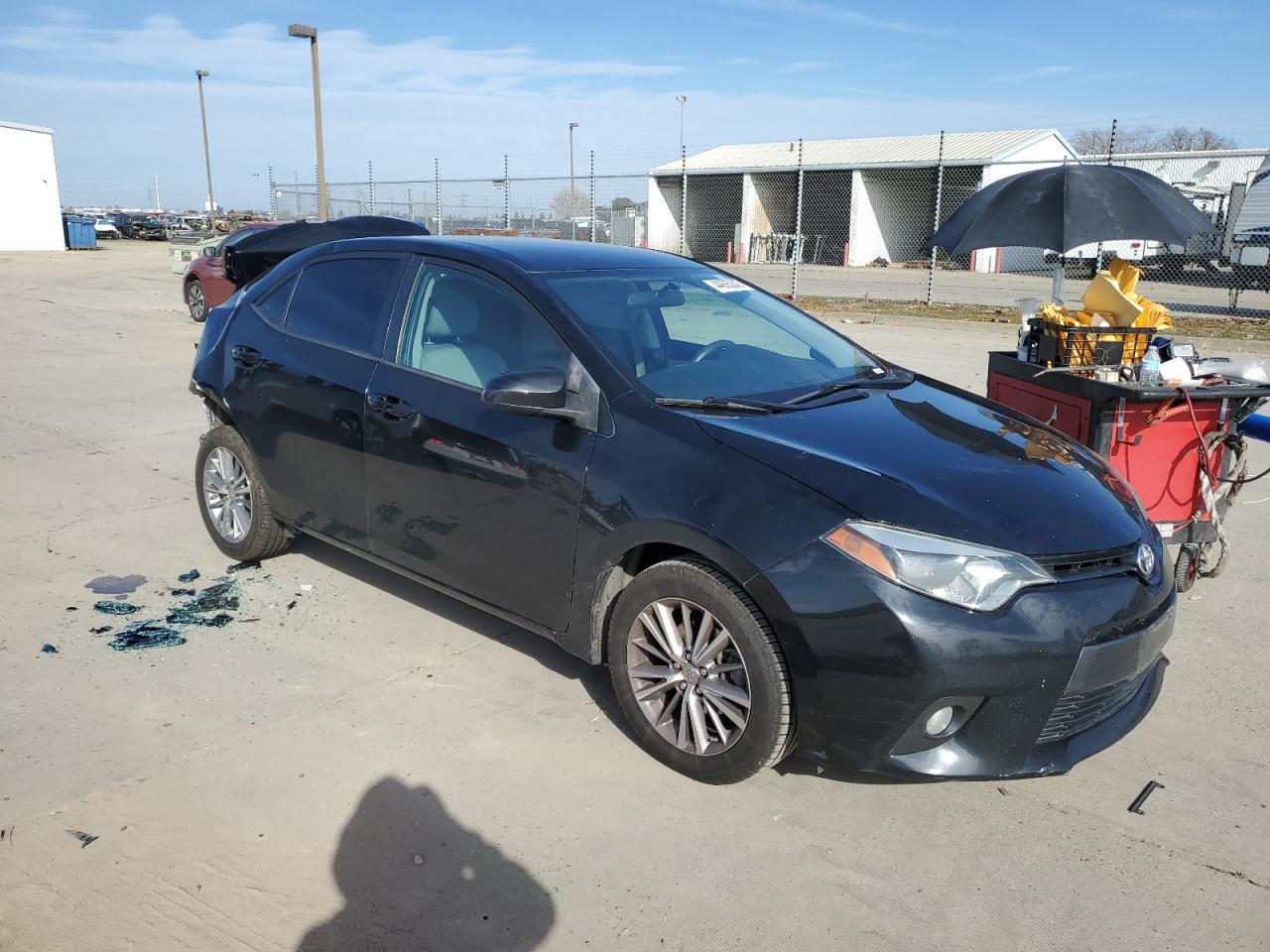 2015 Toyota Corolla VIN 5YFBURHE2FP215153 Copart auction photo, rear end damage thumbnail 4