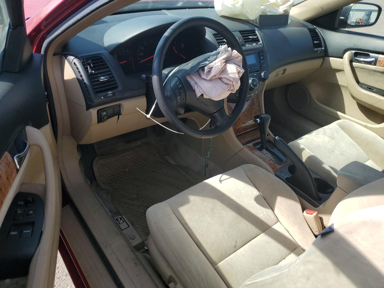 2003 Honda Accord VIN 1HGCM72643A017654 Copart auction photo, front end / side damage thumbnail 8