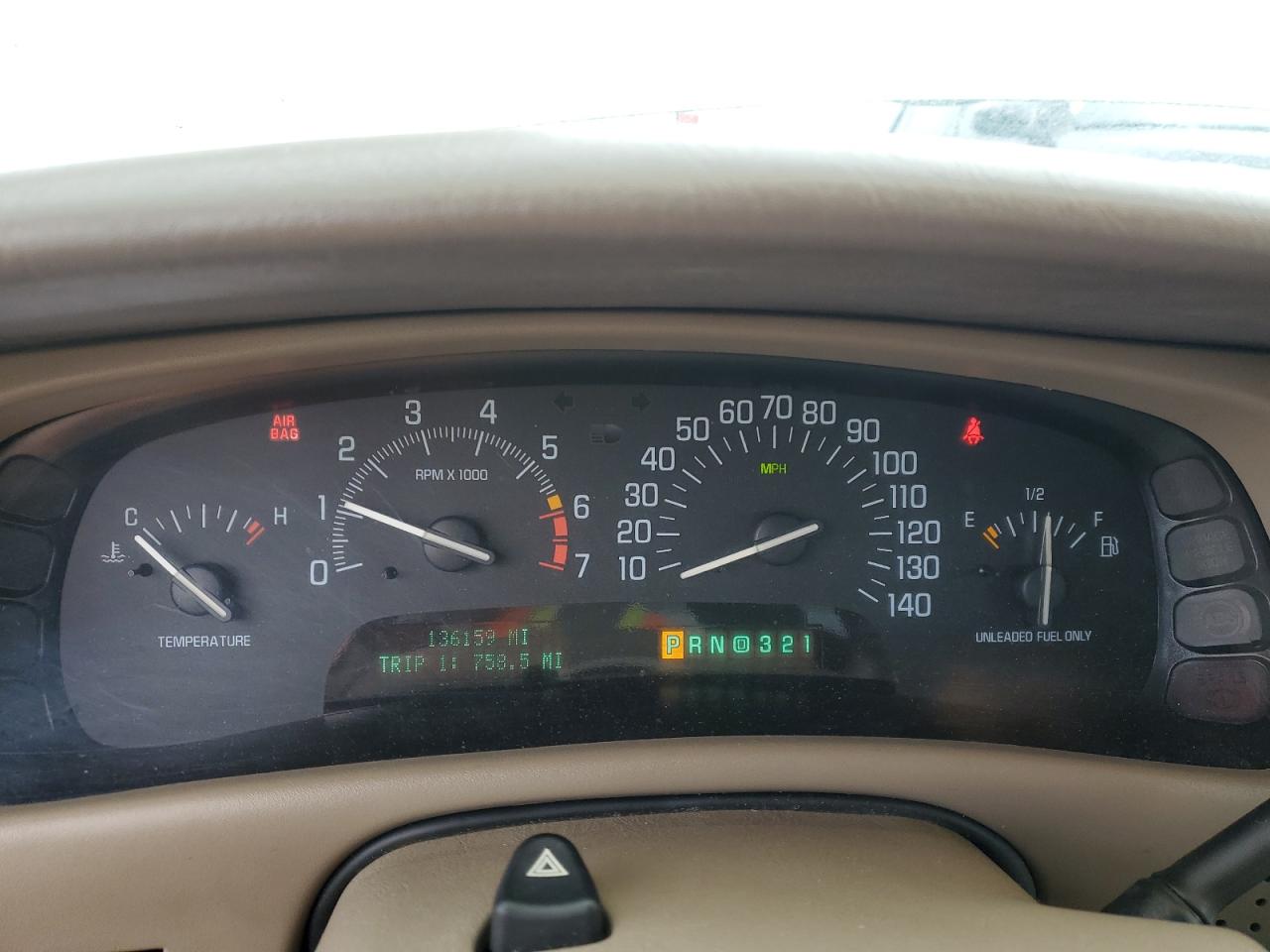 1998 Buick Park Avenue VIN 1G4CW52K7W4604407 Copart auction photo, rear end damage thumbnail 9