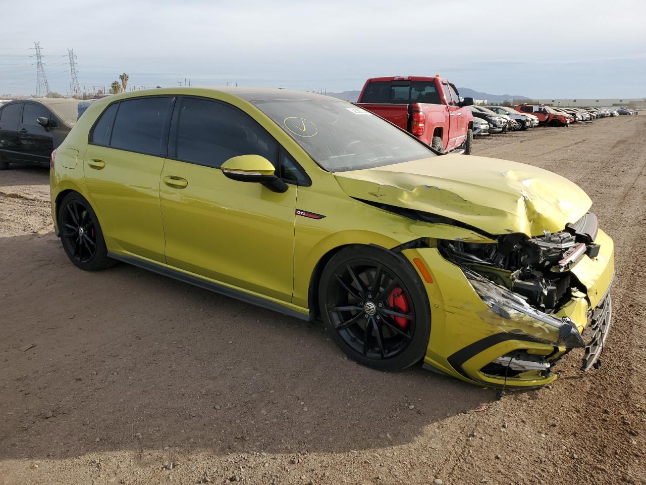 2022 Volkswagen GTI VIN WVW687CD8NW120319 Copart auction photo, front end / minor dent/scratches damage thumbnail 4